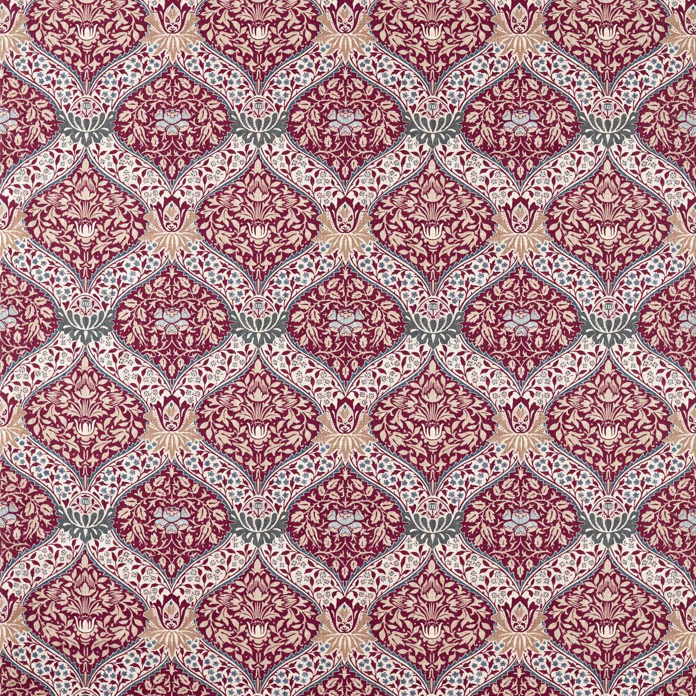 Morris Norbury Madder Fabric By The Metre