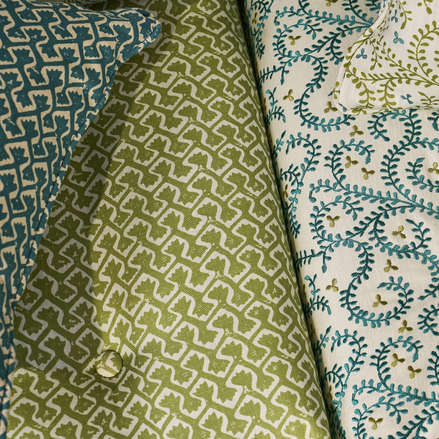 Clarke & Clarke Kalpa Apple Fabric by the Metre