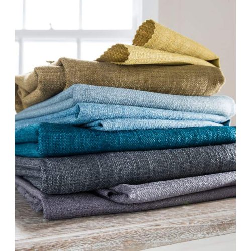 Clarke & Clarke Linoso Fabric - Petunia | Made to Measure Roman Blinds
