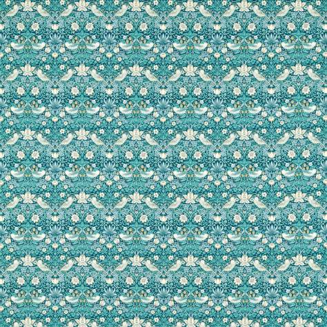 William Morris Collection - Strawberry Thief Teal - Made to Measure Roman Blinds