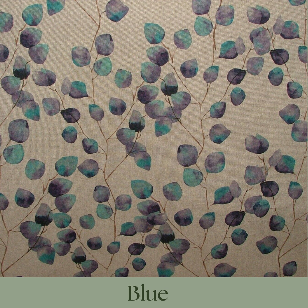 Custom Made Roman Blinds Eucalyptus Linen Fabric - 6 Colours, Made-to-Measure, Standard or Blackout Lining, Cord/Cleat or Chain Head Rail