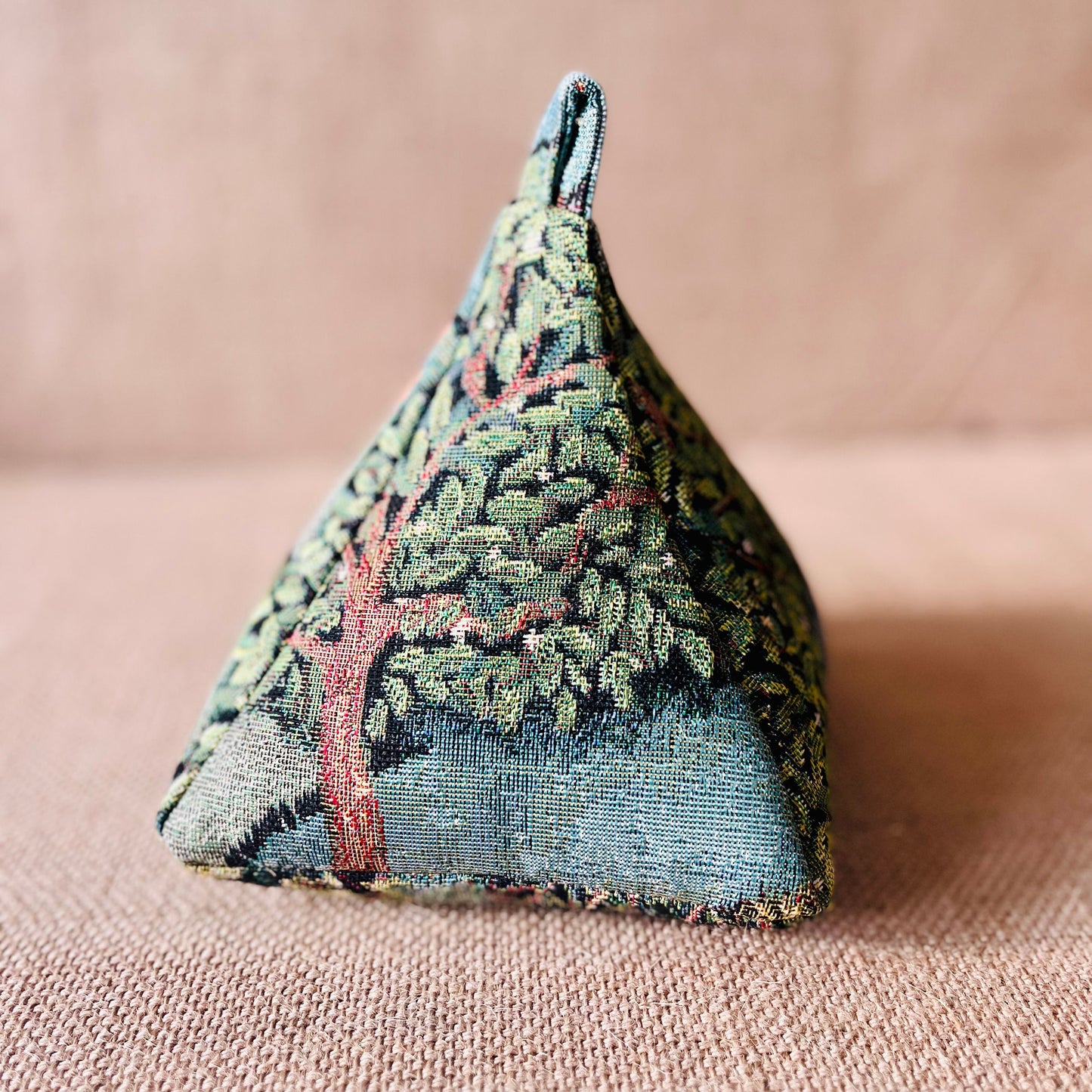 Woodland Scene Woven Door Stop: Nature Inspired Home Decor