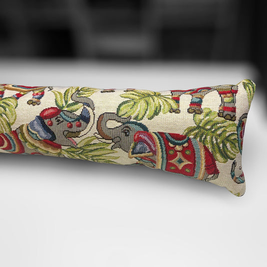 Elephant Tapestry Draught Excluder – Handmade Farmhouse Décor