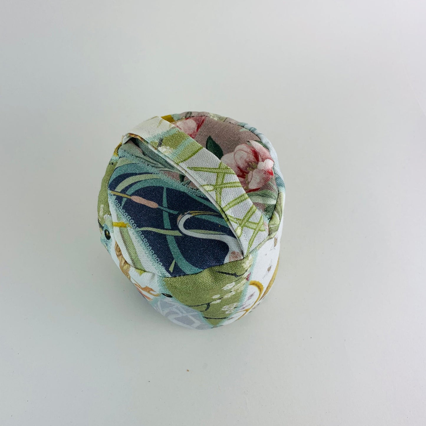 Ivory Patchwork Linen Handmade Door Stop - Angel Strawbridge