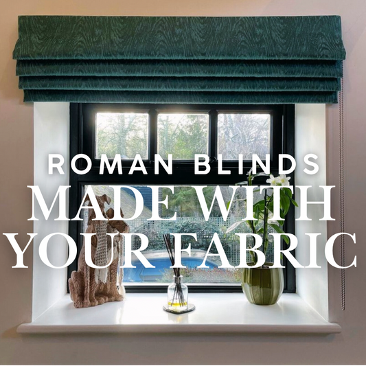 Turn Your Own Fabric Into Blinds