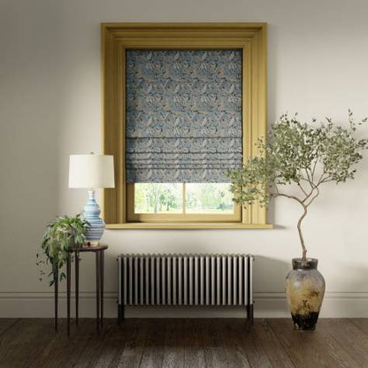 William Morris Collection - Acanthus Denim - Made to Measure Roman Blinds