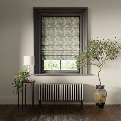 William Morris Collection - Acanthus Slate/Dove - Made to Measure Roman Blinds