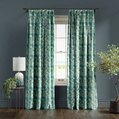 William Morris Collection - Acanthus Teal - Made to Measure Roman Blinds