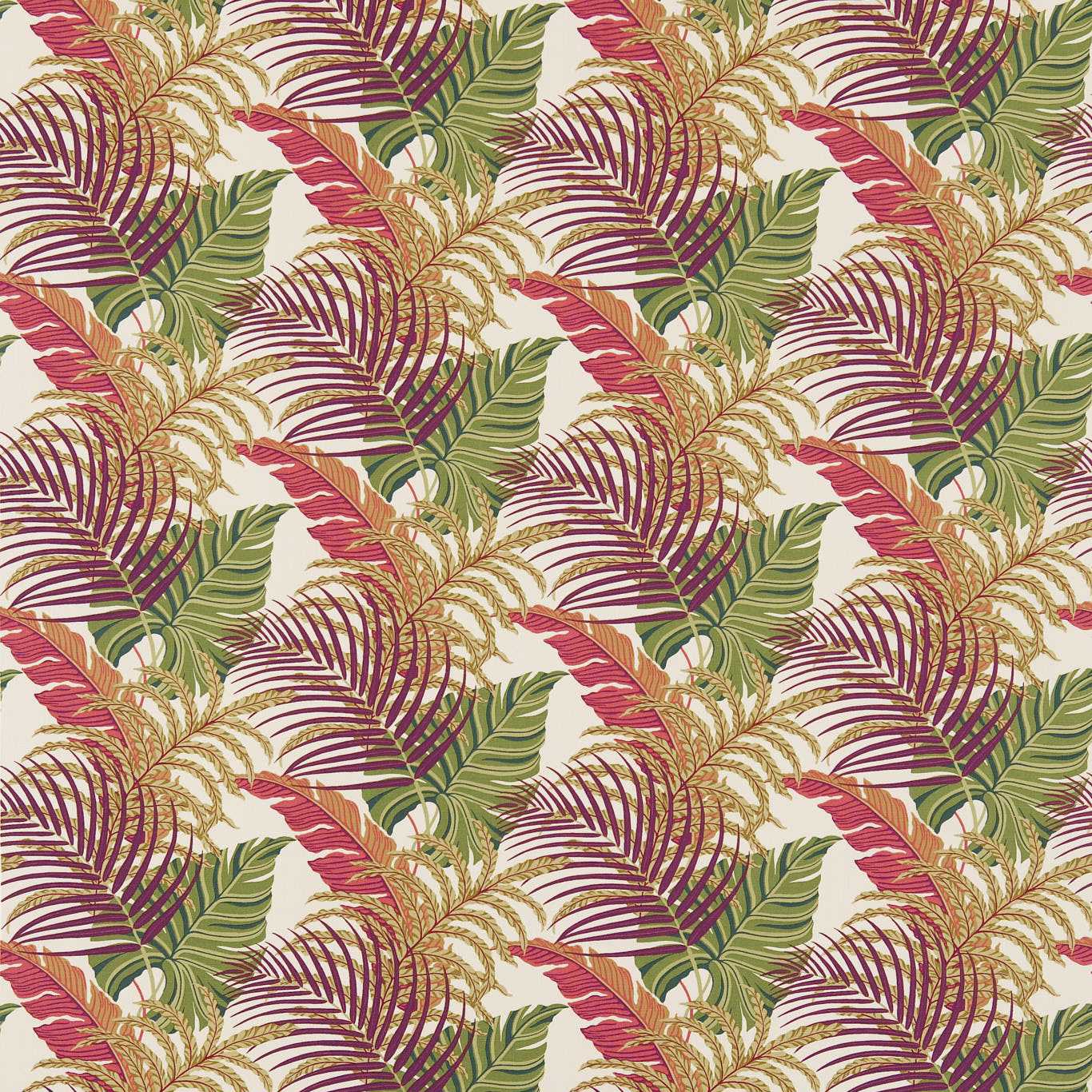 Sanderson Manila Mulberry/Sand Fabric By The Metre