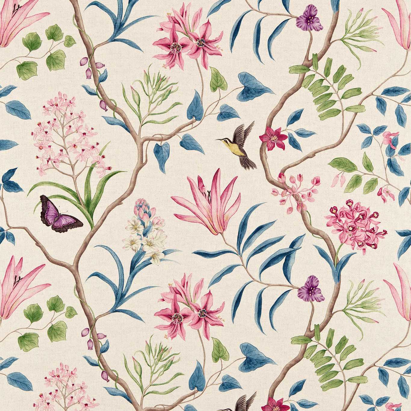 Sanderson Clementine Indienne Fabric By The Metre