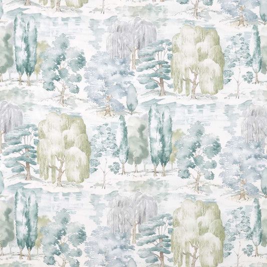 Sanderson Waterperry Mint Fabric By The Metre