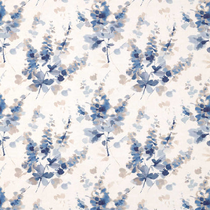 Sanderson Delphiniums Indigo Fabric By The Metre