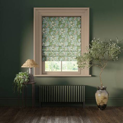 William Morris Collection - Golden Lily Apple/Blush - Made to Measure Roman Blinds