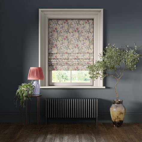 William Morris Collection - Golden Lily Dove/Plum - Made to Measure Roman Blinds