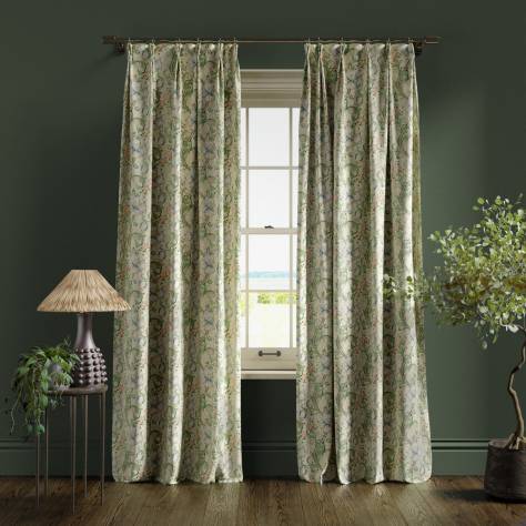 William Morris Collection - Golden Lily Linen/Blush - Made to Measure Roman Blinds