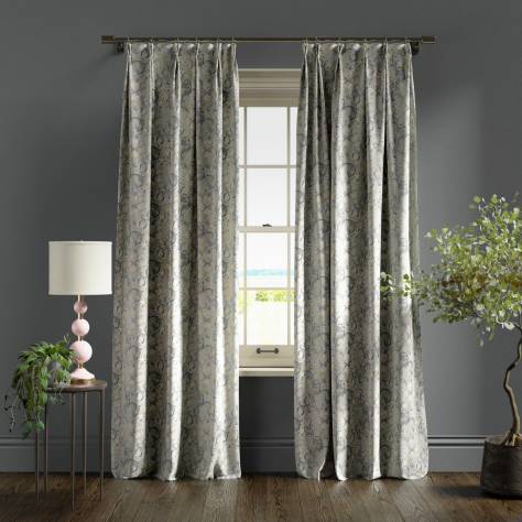 William Morris Collection - Golden Lily Slate/Dove - Made to Measure Roman Blinds