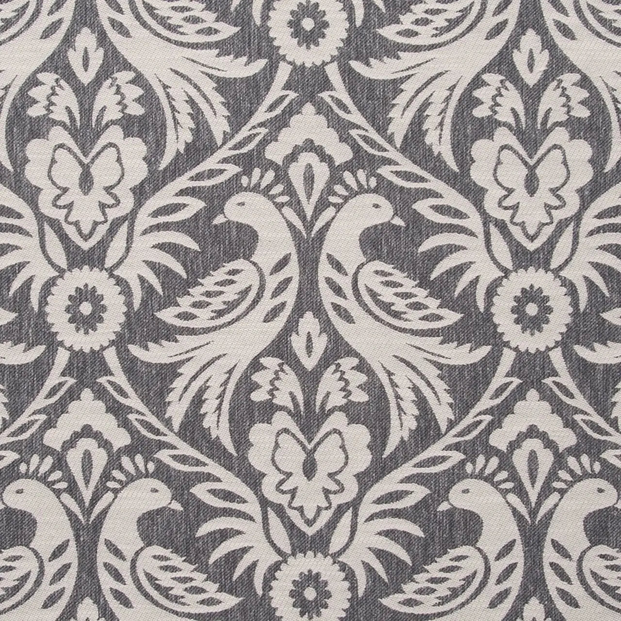 Made-to-Measure Roman Blind in Harewood Charcoal (Clarke & Clarke)