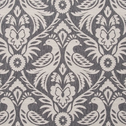 Made-to-Measure Roman Blind in Harewood Charcoal (Clarke & Clarke)