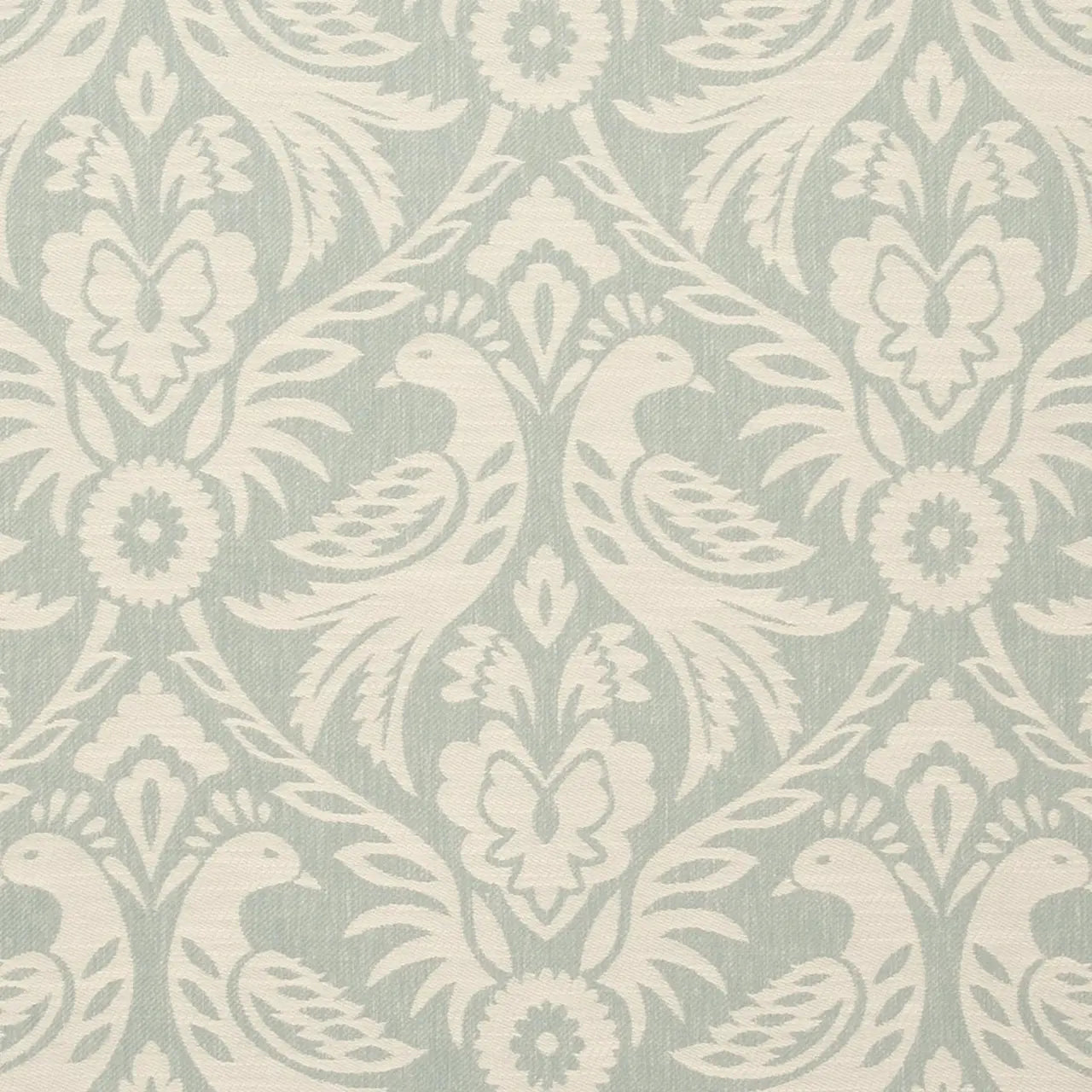 Made-to-Measure Roman Blind in Harewood Duckegg (Clarke & Clarke)