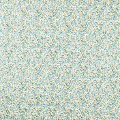 Clarke & Clarke Gamthi Teal Fabric by the Metre