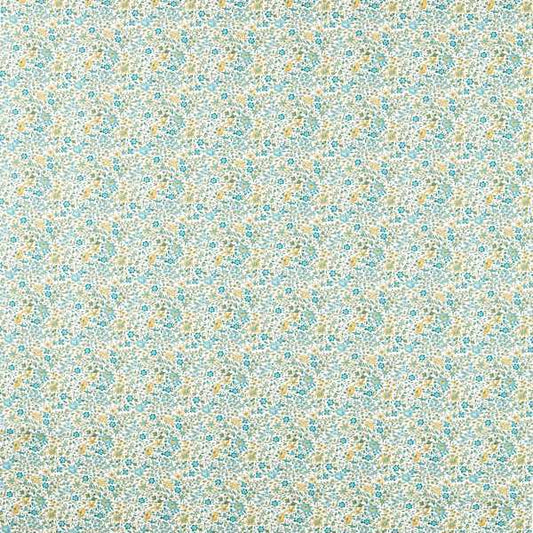 Clarke & Clarke Gamthi Teal Fabric by the Metre