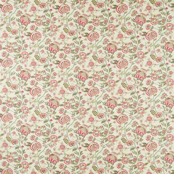Clarke & Clarke Barmeri Sage/blush Fabric by the Metre