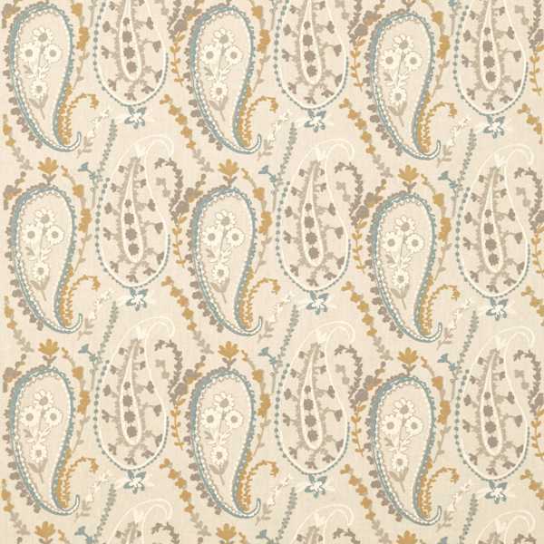 Sanderson Jamila Wedgwood/Linen Fabric By The Metre