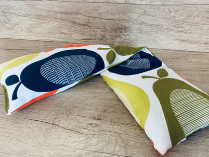 Orla Kiely Wheat Heat Pack: Colourful Pear Design, Lavender Relief