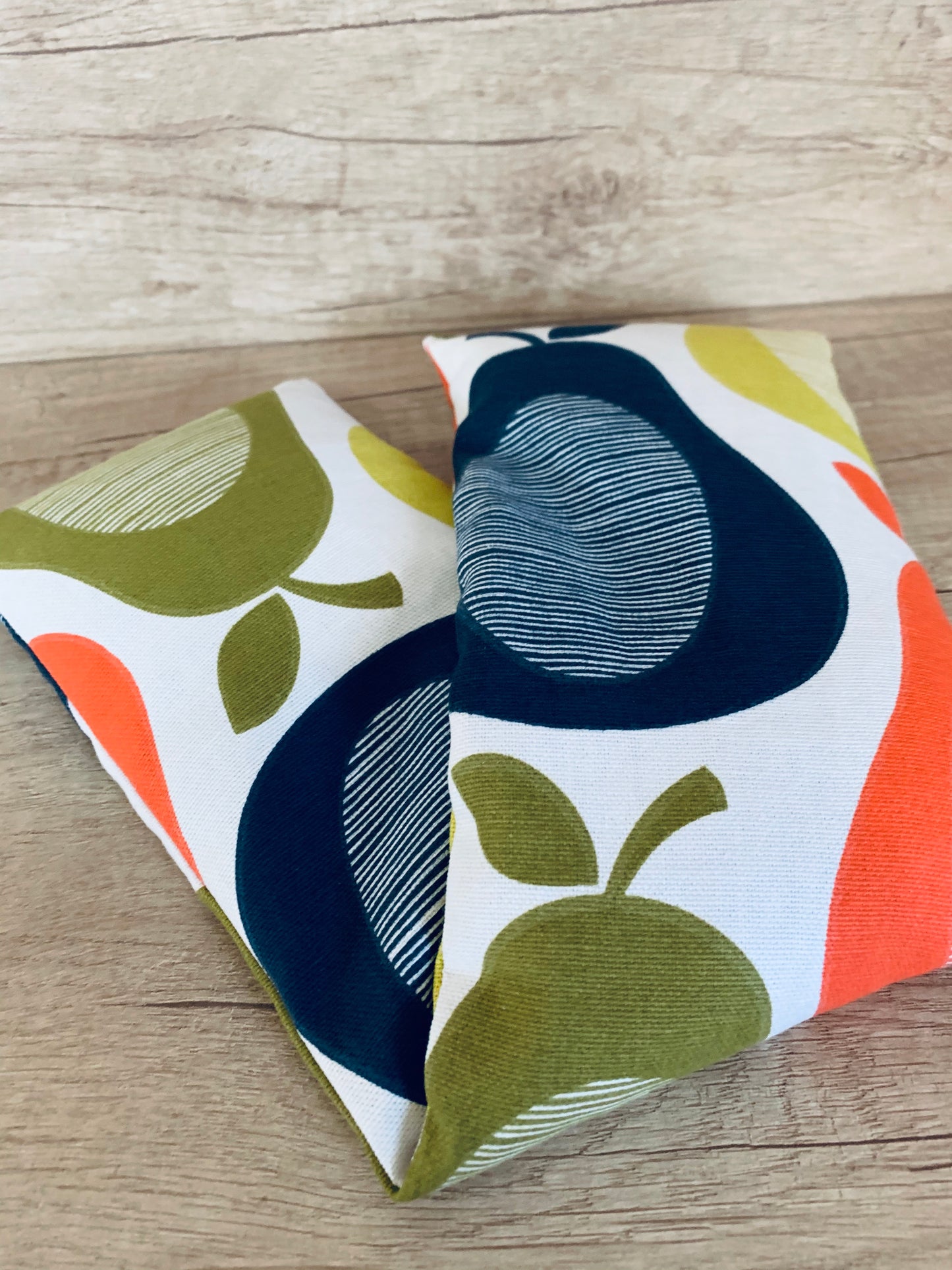 Orla Kiely Wheat Heat Pack: Colourful Pear Design, Lavender Relief