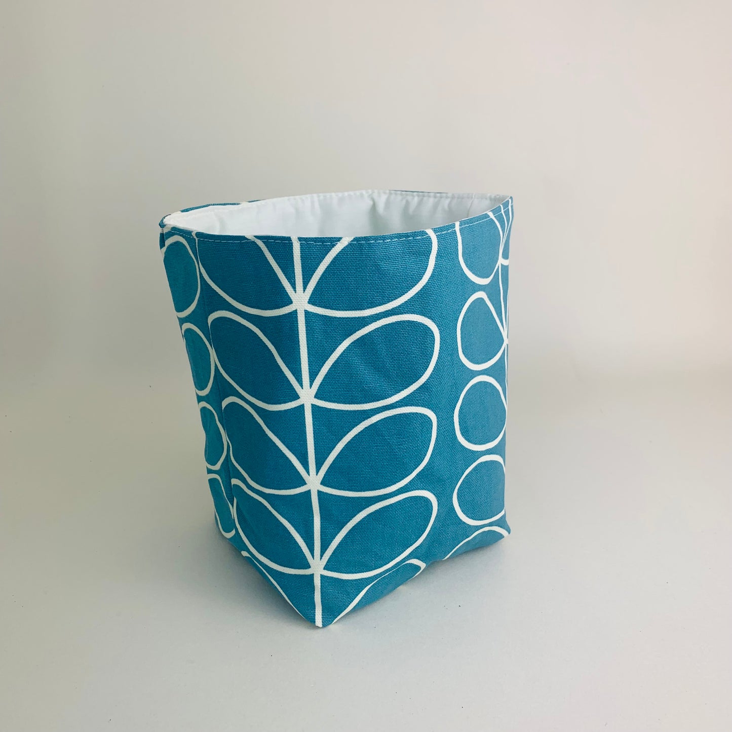 Teal Stem Orla Kiely Plant Pot Covers: Retro Decor, Multiple Sizes