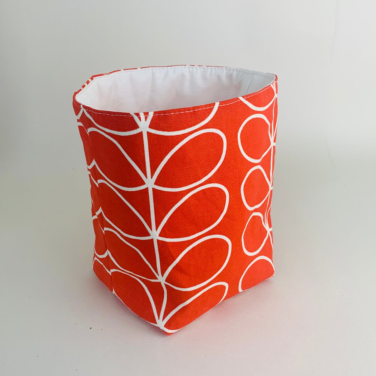 Tomato Red Orla Kiely Plant Pot Covers: Retro Decor, Multiple Sizes