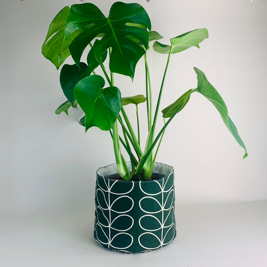 Ever Green Stem Orla Kiely Plant Pot: Retro Decor, Multiple Sizes