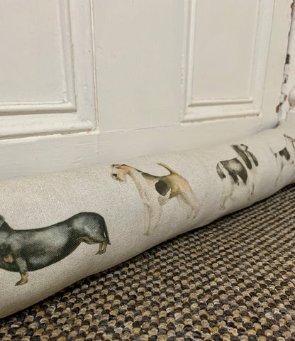 Voyage Dogs Draught Excluder – Weighted, Farmhouse Decor