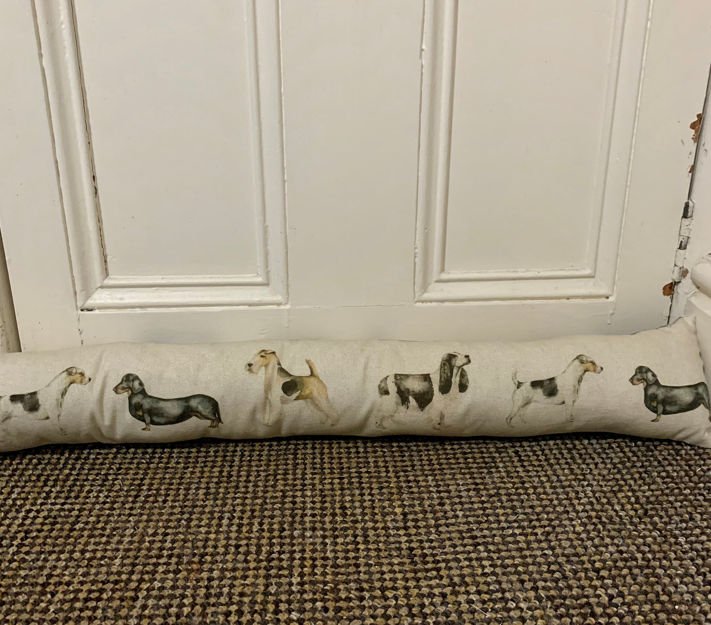 Voyage Dogs Draught Excluder – Weighted, Farmhouse Decor