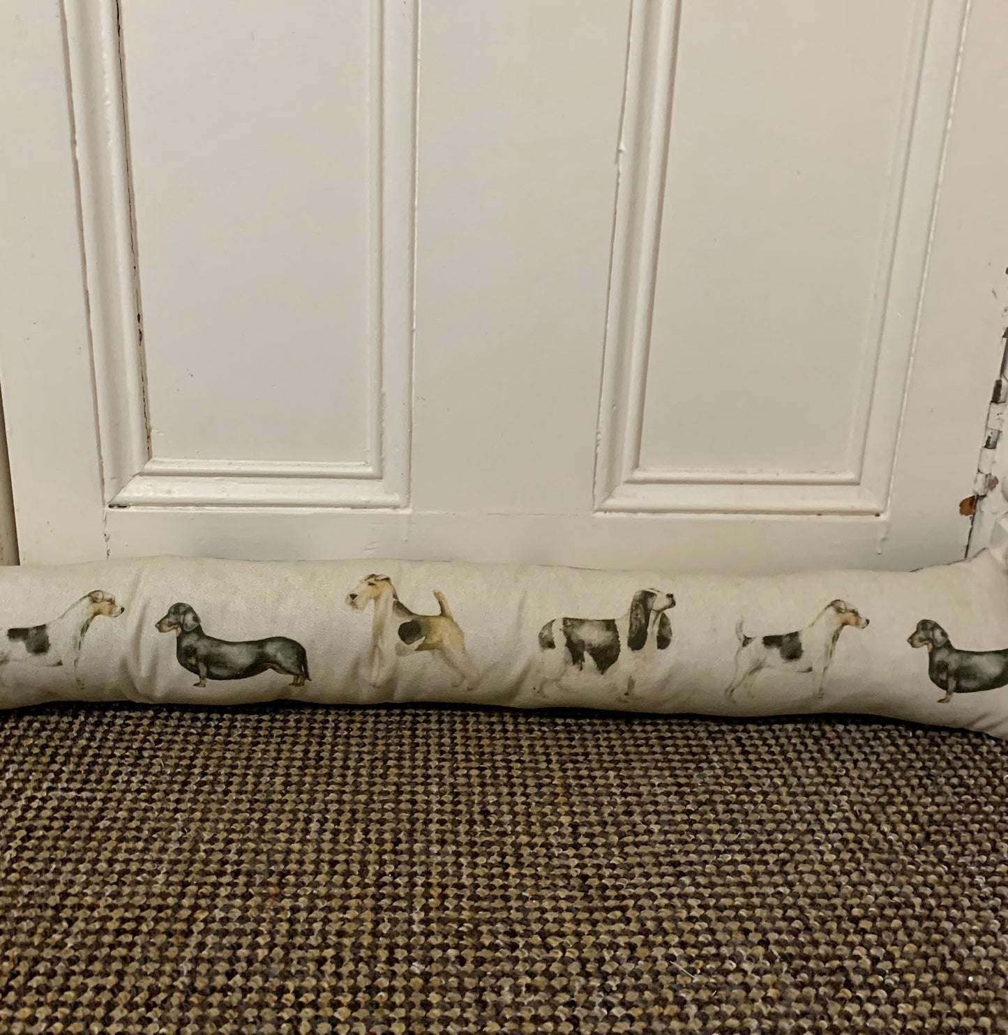 Voyage Dogs Draught Excluder – Weighted, Farmhouse Decor