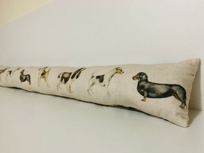 Voyage Dogs Draught Excluder – Weighted, Farmhouse Decor