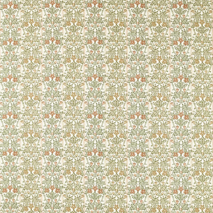 Morris Oak & Blossom Chestnut/Primrose Fabric By The Metre
