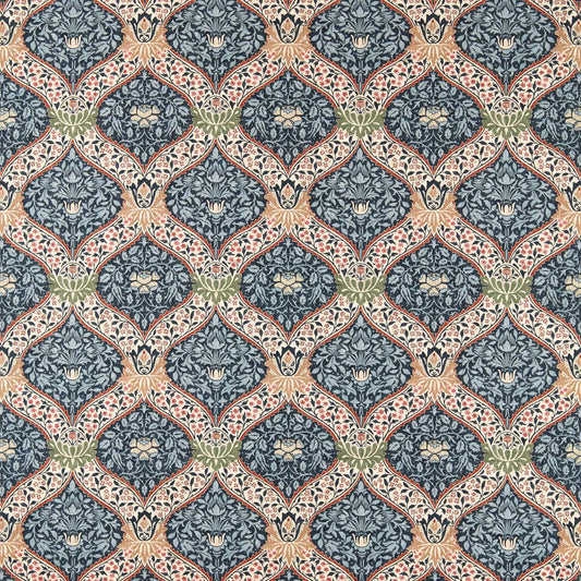 Morris Norbury Indigo Fabric By The Metre