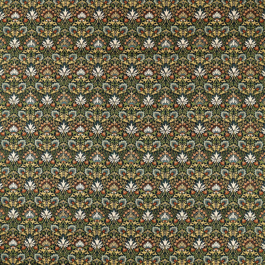 Morris Meda Iris Forest/Russet Fabric By The Metre