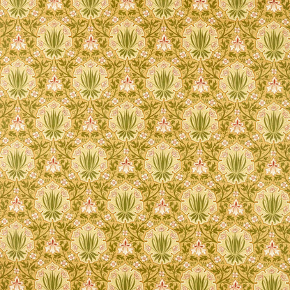 Morris Iris & Rose Gold Roman Blind