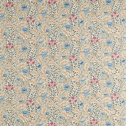Morris Wild Tulip & Vine Multi Fabric By The Metre