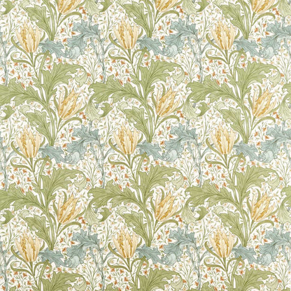 Morris Lent Lily Lemon Balm Fabric By The Metre