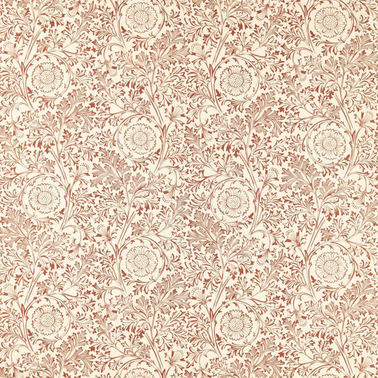 Morris Chamomile Russet Fabric By The Metre