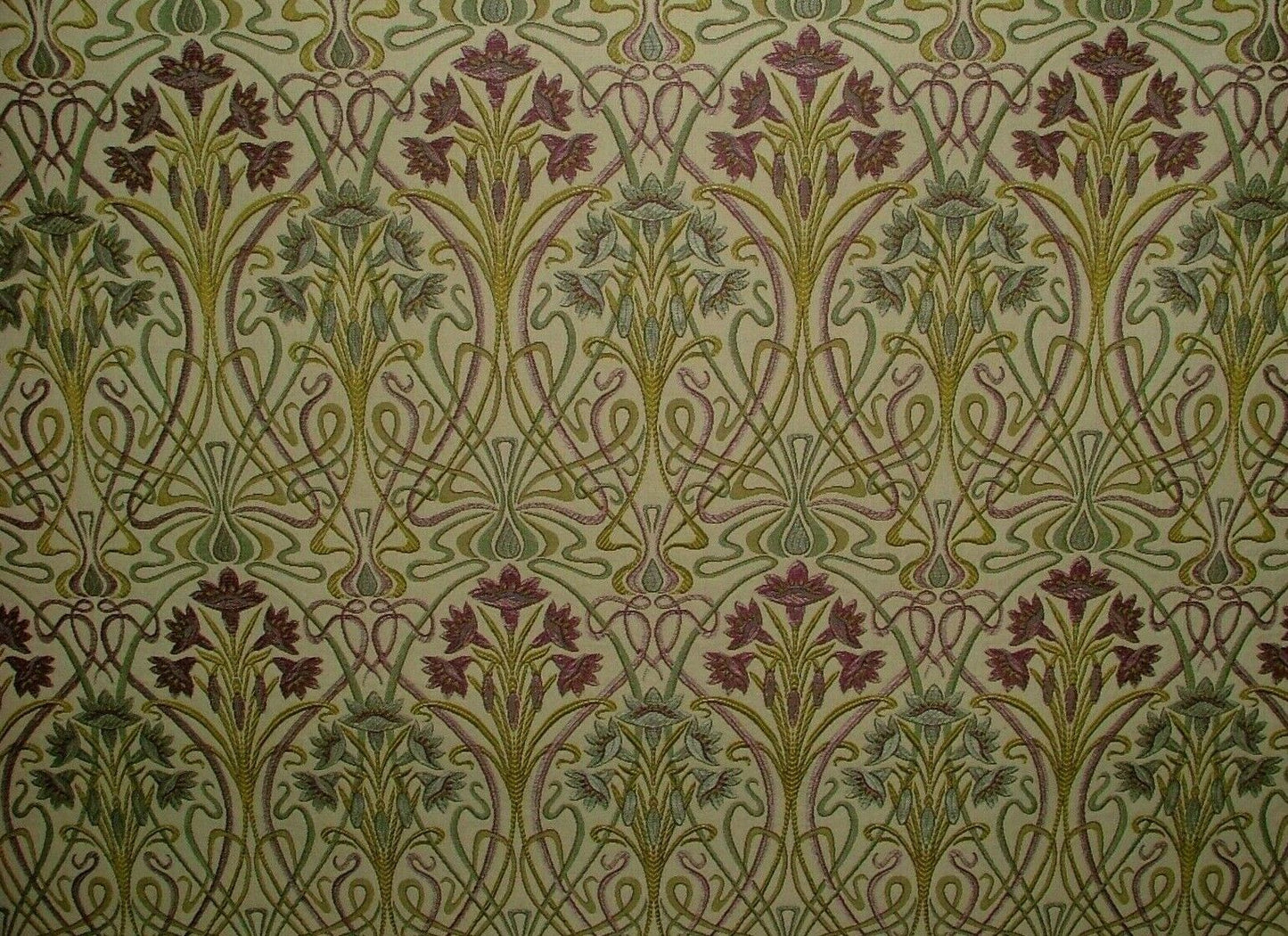 Art Nouveau Fabric - Mulberry - Made to Measure Roman Blinds