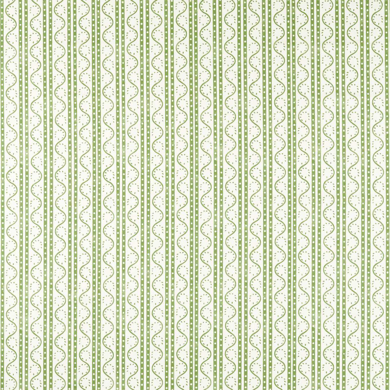 Scion Split Pea Print Pine Fabric By The Metre
