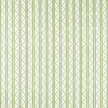 Scion Split Pea Print Pine Fabric By The Metre