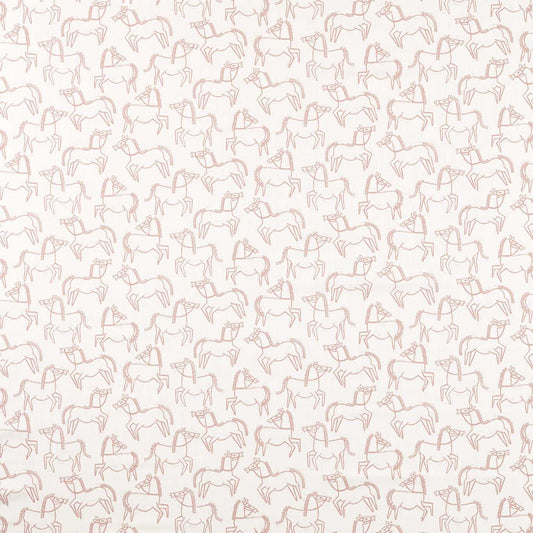 Scion Canter Print Dawn Pink Fabric By The Metre