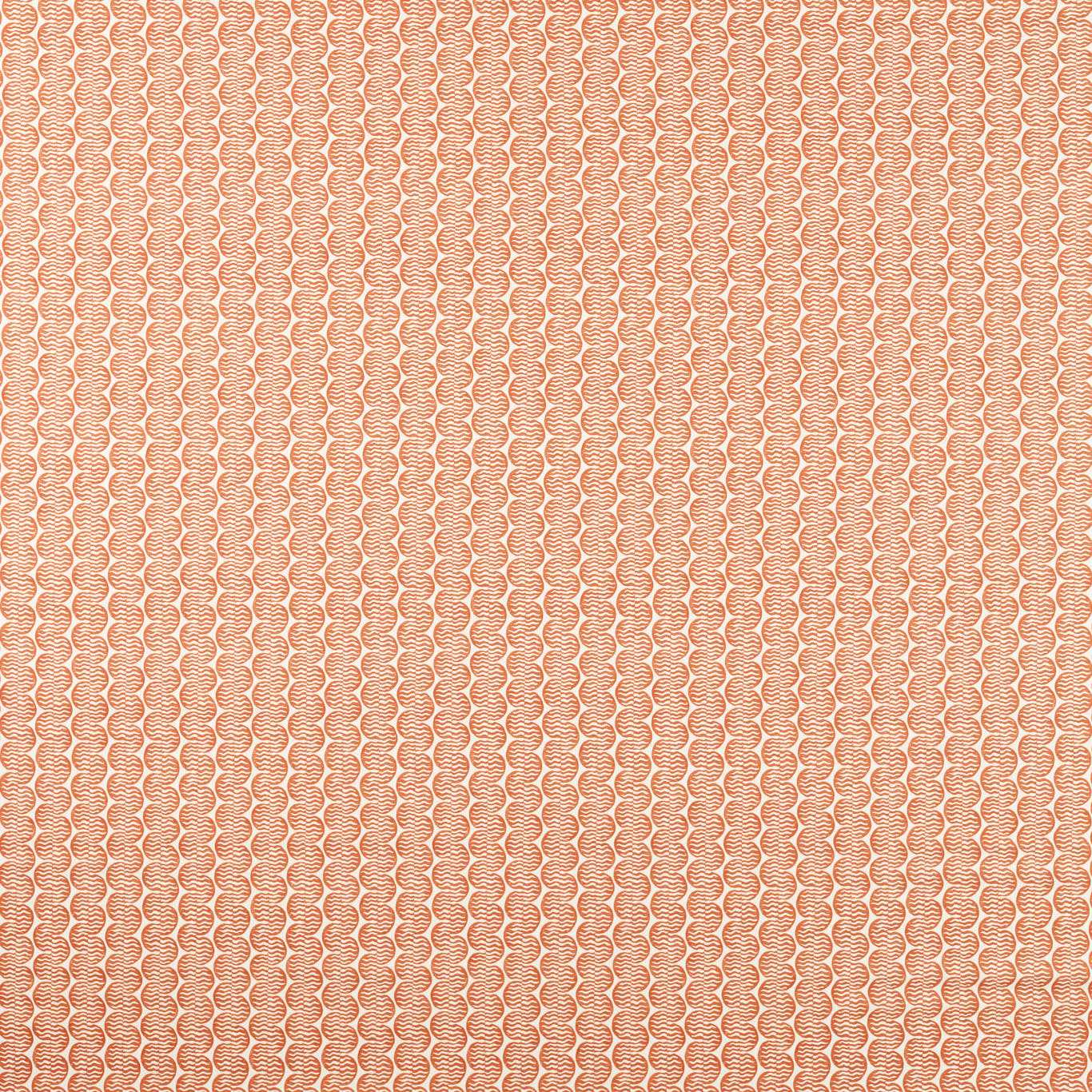 Scion Raft Stripe Print Rust Fabric By The Metre