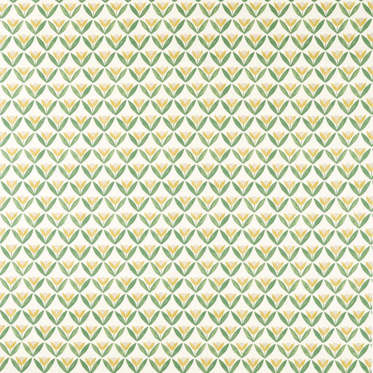 Scion Tulip Trellis Print Honey Fabric By The Metre