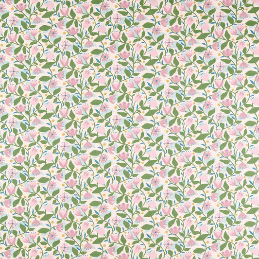 Scion Dancing Daisies Print Lilac Fabric By The Metre